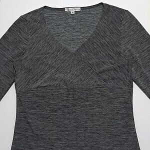 Moa Moa (from Dillard's) Stretch Wrap Blouse Top
